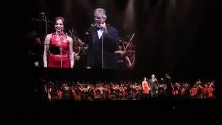 Andrea Bocelli  Traviata Brindisi  duet with Adrien Szekeres [upl. by Crescentia]