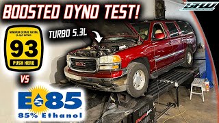 Turbo LS Horsepower Test E85 Ethanol vs Pump 93 Octane Whats The REAL WORLD HP Difference [upl. by Divd]