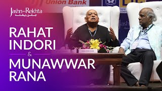 Munawwar Rana amp Rahat Indori  Mushaira Aur Hum  JashneRekhta [upl. by Poll791]