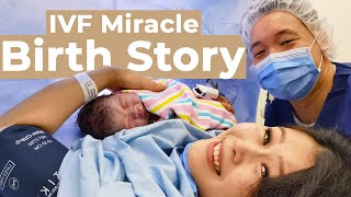 IVF Success  Birth Story Australia  Water Broke Labour Emergency Csection Epidural [upl. by Siffre]