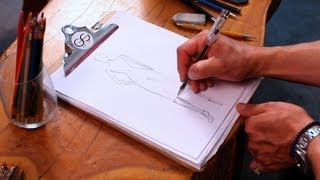 How to Draw a Figure  Fashion Sketching [upl. by Cirdec660]