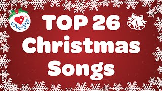 YOUR Top 26 Christmas Songs and Carols with Lyrics Christmas Music Playlist 🎅 [upl. by Glennis589]