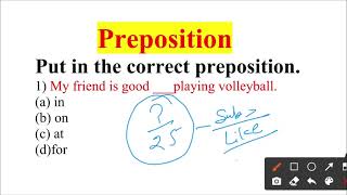 Preposition Exercise  Most Important 25 Fixed Prepositions in English Grammar [upl. by Kile]