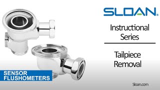 Flushometer Tailpiece Removal Instruction [upl. by Truelove]