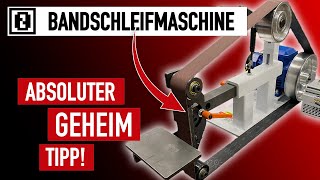 TOP Bandschleifmaschine für Metall und Holz von Vevor • Hammer PREIS • für Knifemaker Messermacher [upl. by Aerdnod]