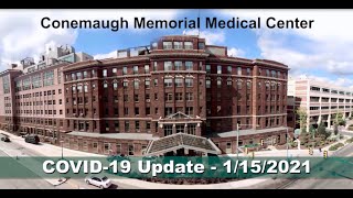 Conemaugh Memorial Medical Center Update 1 15 2021 [upl. by Gnirps]