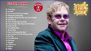 Best Songs Of Elton John Elton John Greatest Hits Full Album [upl. by Elgar]