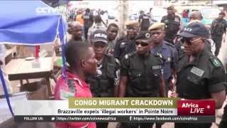 Congo Migrant Crackdown Brazzaville Expels Illegal Workers In Pointe Noire [upl. by Aleece]