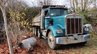 1979 KENWORTH W900A 400 CUMMINS COLDSTART [upl. by David]