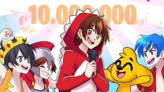 VEN AQUÍ CONMIGO 🎤 ESPECIAL 10 MILLONES RAPTORGAMER  CANCION ORIGINAL ft Dante Zhero amp ilonqueen [upl. by Merdith119]