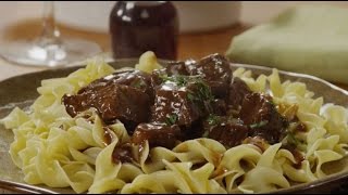 How to Make Beef Tips  Beef Recipes  Allrecipescom [upl. by Arahc]