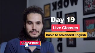 Live Classes 20  Day 19  Basic to Advanced English [upl. by Taryne898]