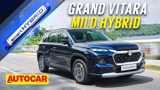 2022 Maruti Suzuki Grand Vitara mild hybrid review  The mild mannered SUV  Drive  Autocar India [upl. by Holly]