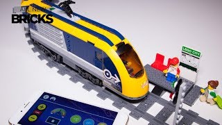 Lego City 60197 Passenger Train with Powered Up App [upl. by Timothee]