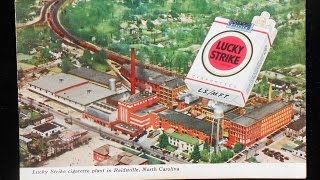 Lucky Strike Cigarette Factory  American Tobacco Company Reidsville NC [upl. by Alina]