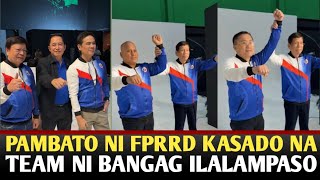 PAMBATO NG TEAM DUTERTE KASADO NA ILALAMPASO ANG TEAM NI BANGAG [upl. by Orlina756]