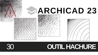 30 Archicad 23  Outil Hachure [upl. by Pat310]