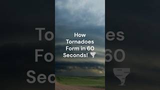 How Tornadoes Form in 60 Seconds 🌪️ [upl. by Derayne252]