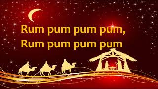 Little Drummer Boy by Pentatonix Lyrics [upl. by Eytteb]