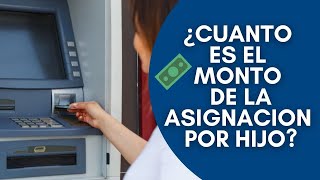 ¿Cuanto es el Monto de la Asignacion por Hijo ¿Cuánto cobro por salario familiar [upl. by Ioyal]