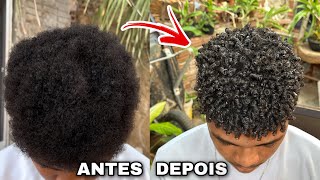 COMO CACHEAR CABELO CRESPO CURTO TIPO 4  TUTORIAL COMPLETO 2023  POR RAPHAEL LORRANH [upl. by Akienom]