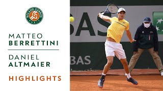 Matteo Berrettini vs Daniel Altmaier  Round 3 Highlights I RolandGarros 2020 [upl. by Hemetaf]