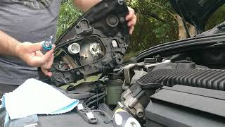 Volvo S60  Headlight Bulb Change very easy [upl. by Artiek413]