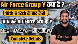 How to Join Air Force Y Group  10th amp 12th के बाद Air Force Kaise Join Kare  Complete Details [upl. by Ribak]