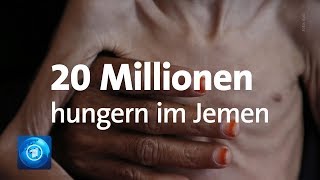 Hungerkatastrophe im Jemen wird immer schlimmer [upl. by Rivi]