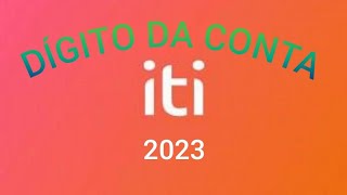 Dígito da Conta Iti [upl. by Jensen]