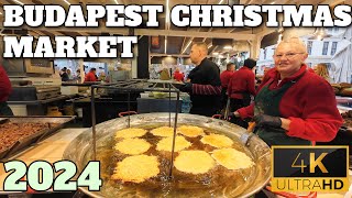 2024 BUDAPEST CHRISTMAS MARKET FULL TOUR  HUNGARY  4K [upl. by Seagraves]