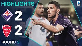 FIORENTINAMONZA 22  HIGHLIGHTS  Gosens’ late goal rescues draw for La Viola  Serie A 202425 [upl. by Babita]