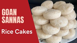 How to make Goan Sannas without Toddy  Steamed Sweet Sannas with Dry Yeast  Goan Steamed Cakes [upl. by Constantin654]