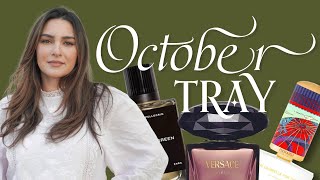 THE BEST FALL SCENTS for all price points  My October Perfume Tray [upl. by Eisoj]