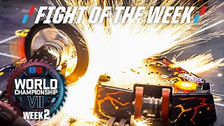 BattleBots Fight of the Week Emulsifier vs Fusion  from World Championship VII [upl. by Lupe]