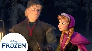 Anna and Kristoff Journey Up The North Mountain  Frozen [upl. by Edora]