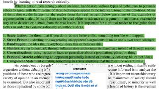 Research Methodology 1 The tactics to evaluate rationally the author’s ideas [upl. by Ardel]