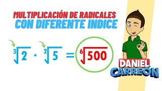 MULTIPLICACIÓN DE RADICALES CON INDICES DIFERENTES Super facil  Para principiantes [upl. by Dihaz399]