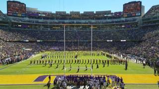 LSU vs Florida 2016 Pregame with Flyover [upl. by Swane]