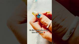 Easy nail art design  nail art with toothpick nailart naildesign shorts youtubeshorts yts [upl. by Nnaecarg600]