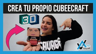 COMO HACER TU PROPIO MUÑECO DE PAPEL ✅ CUBEECRAFT [upl. by Eibur]