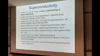 Lecture 1 A Basic Understanding of Superconductivity [upl. by Rashidi]