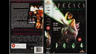 Original VHS Opening Species 1996 UK Rental Tape [upl. by Whang411]