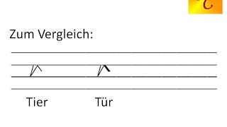 Stenografie lernen  Lektion 13  ü ä  Dominique Clarier [upl. by Aihsenak]