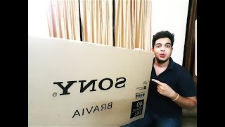 Sony 2017 40 inch LED KLV 40R352E Tv Unboxing and Review 2017 version [upl. by Lanna]