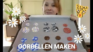 OORBELLEN MAKEN DIY Rosalie Boom 33 [upl. by Akcira]