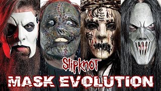 SLIPKNOT  MASKS EVOLUTION AND UNMASKED 1995  2020 [upl. by Ahsela]