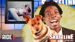 SKATELINE  James Hardy Backflips Miley Cyrus and More [upl. by Hosea]