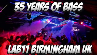 35 Years Of Bass  LAB11 Birmingham UK  MC Bassman [upl. by Tibbetts]