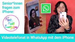 Videotelefonat in WhatsApp Fragen zum iPhone Teil 4 [upl. by Hamrnand]